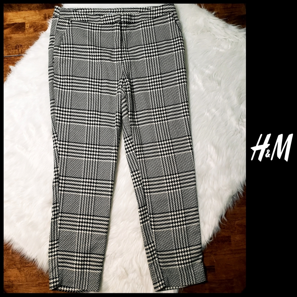 H&M Houndstooth Crop Pants - Picture 2 of 9
